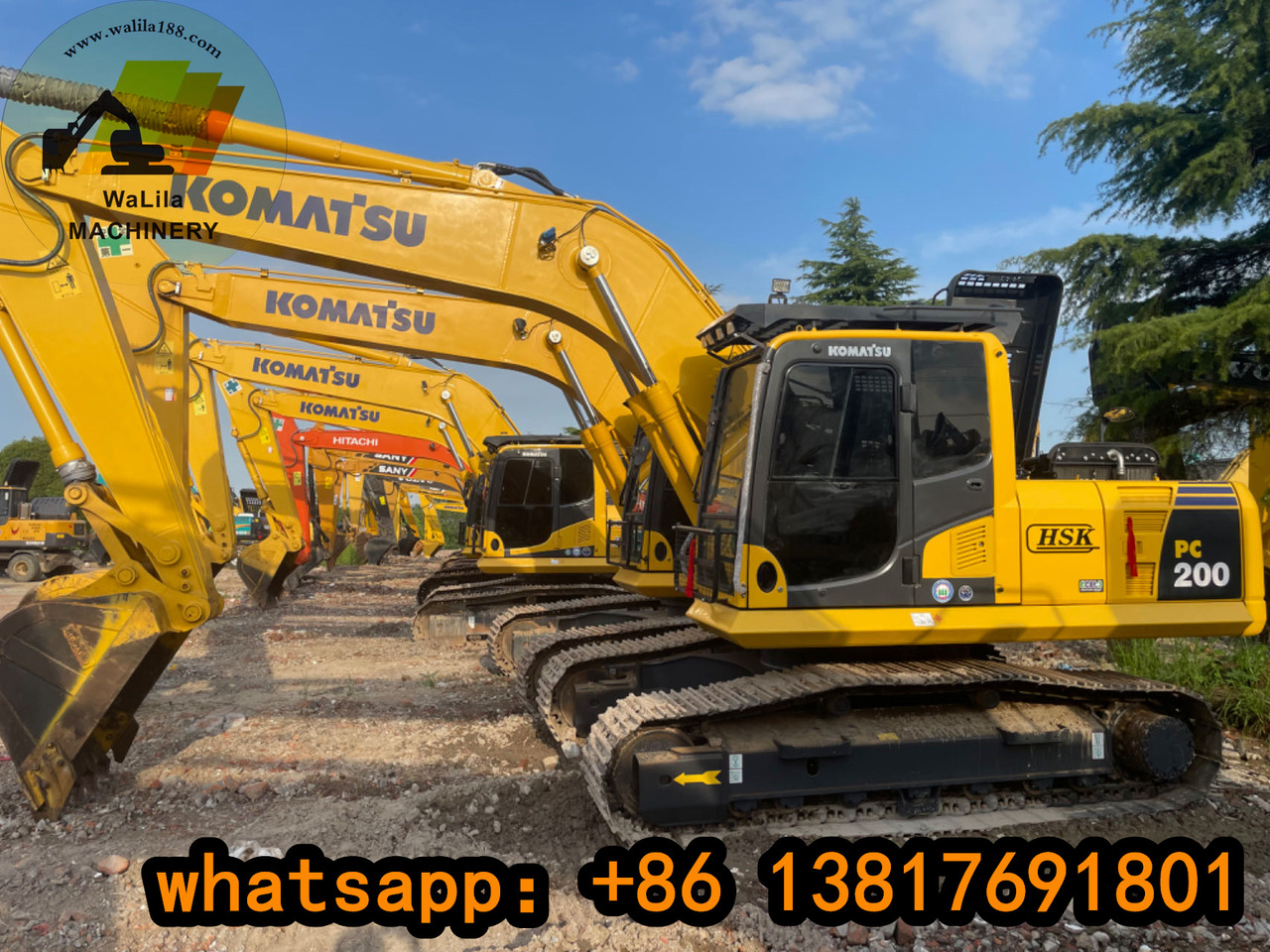 KOMATSU PC200-8 - Kāpurķēžu ekskavators: foto 1 KOMATSU PC200-8 - Kāpurķēžu ekskavators: foto 1