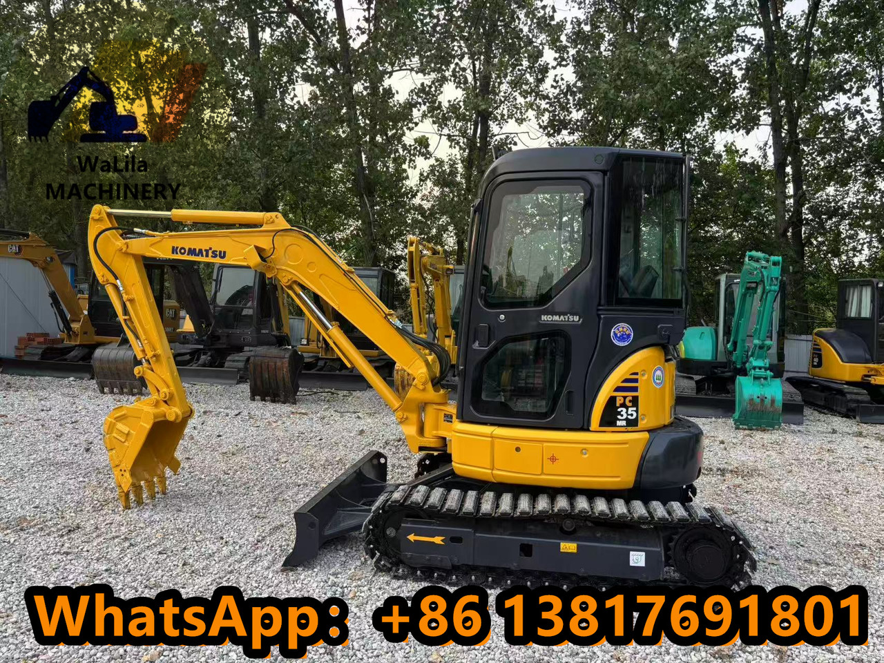 KOMATSU PC35 - Mini-ekskavators: foto 1 KOMATSU PC35 - Mini-ekskavators: foto 1