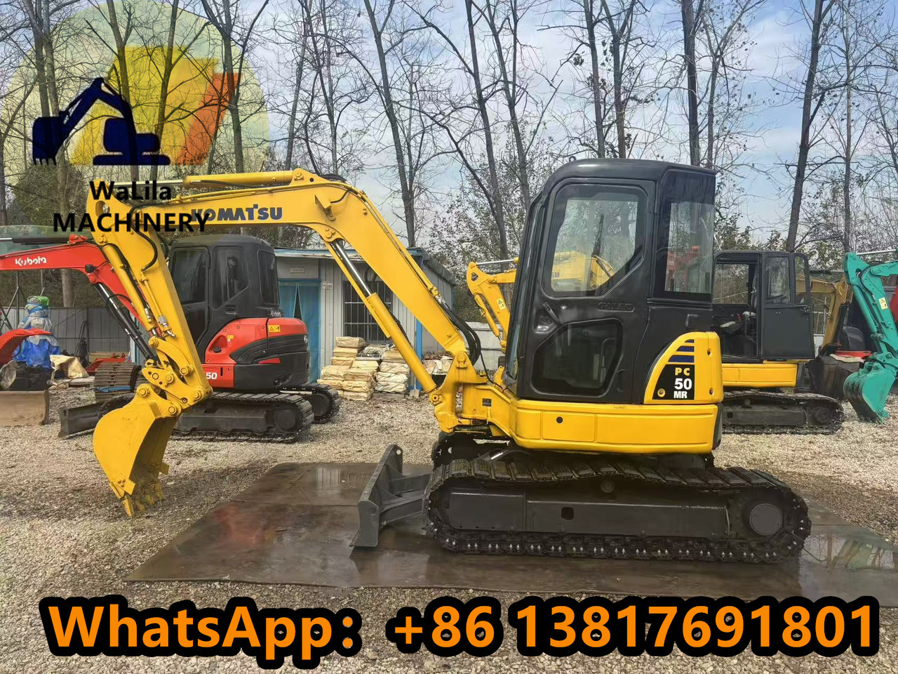 KOMATSU PC50MR-3 - Mini-ekskavators: foto 1 KOMATSU PC50MR-3 - Mini-ekskavators: foto 1
