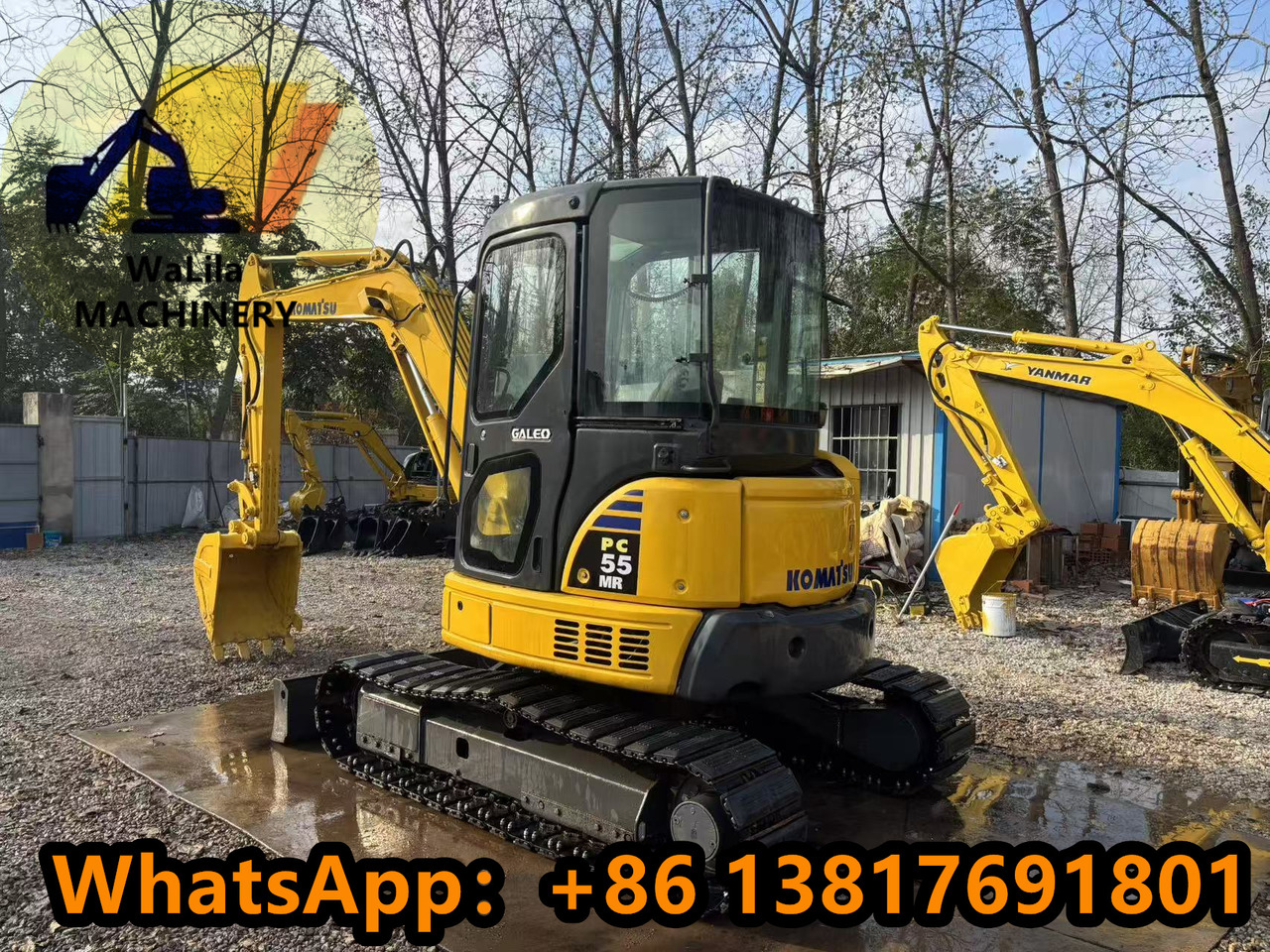 KOMATSU PC55MR-3 - Mini-ekskavators: foto 1 KOMATSU PC55MR-3 - Mini-ekskavators: foto 1