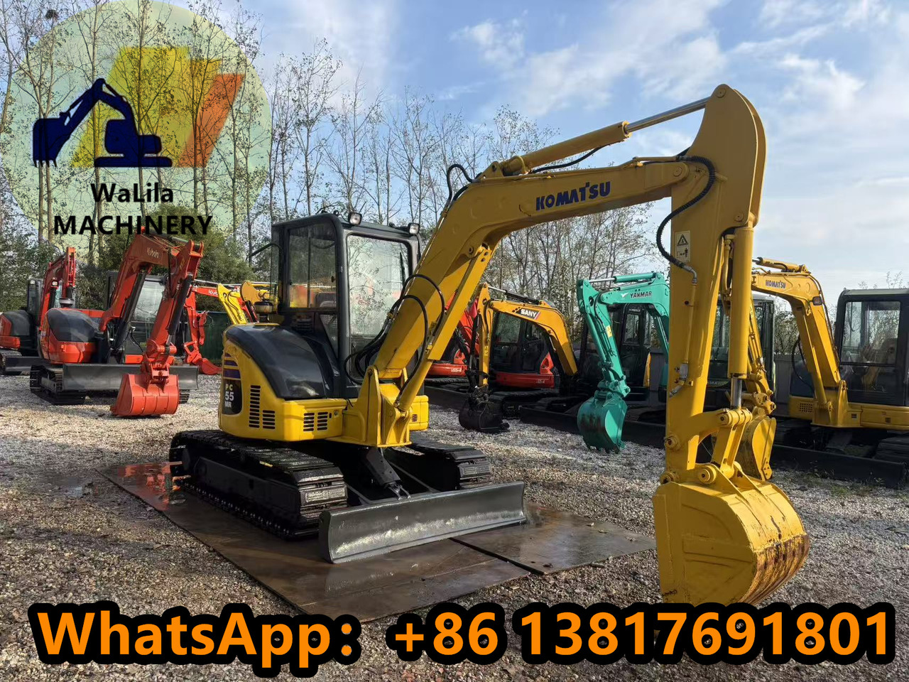 KOMATSU PC55MR - Mini-ekskavators: foto 2 KOMATSU PC55MR - Mini-ekskavators: foto 2