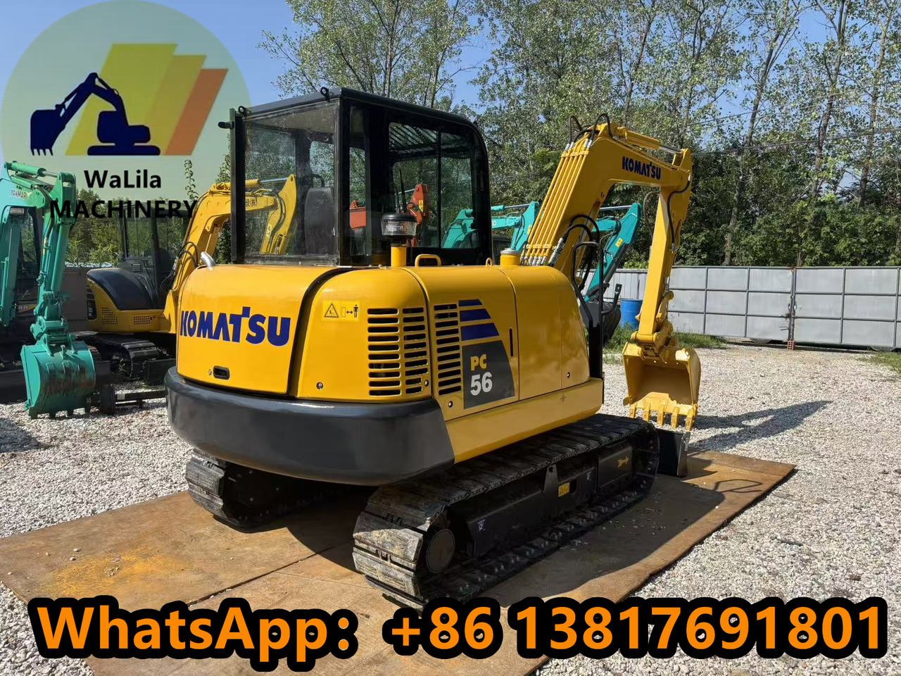 KOMATSU PC56-7 - Mini-ekskavators: foto 2 KOMATSU PC56-7 - Mini-ekskavators: foto 2