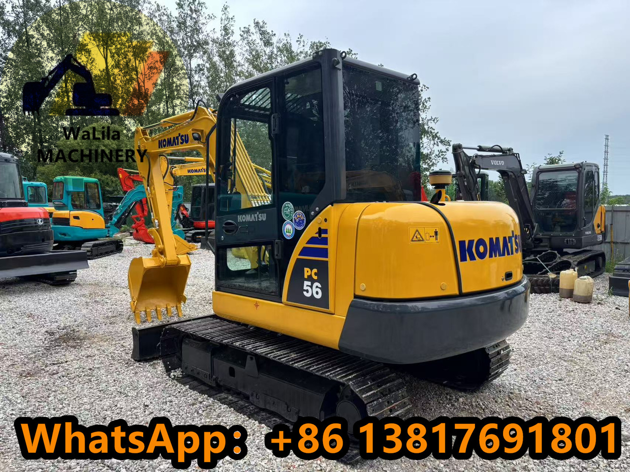 KOMATSU PC56 - Mini-ekskavators: foto 3 KOMATSU PC56 - Mini-ekskavators: foto 3