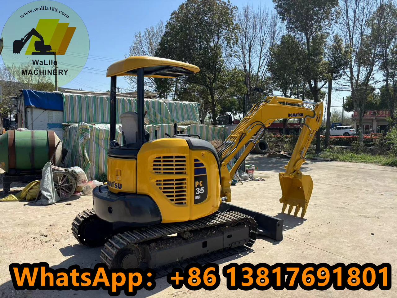 KOMATSU Pc35 - Mini-ekskavators: foto 1 KOMATSU Pc35 - Mini-ekskavators: foto 1