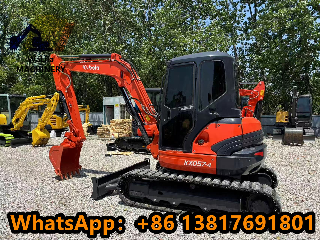 KUBOTA KX057 - Mini-ekskavators: foto 1 KUBOTA KX057 - Mini-ekskavators: foto 1