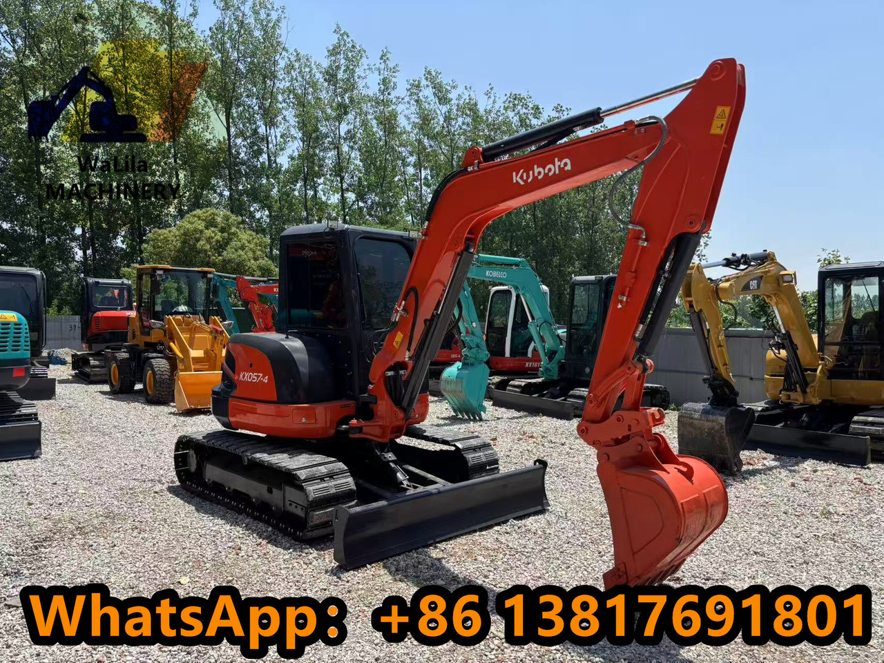 KUBOTA KX057 - Mini-ekskavators: foto 3 KUBOTA KX057 - Mini-ekskavators: foto 3
