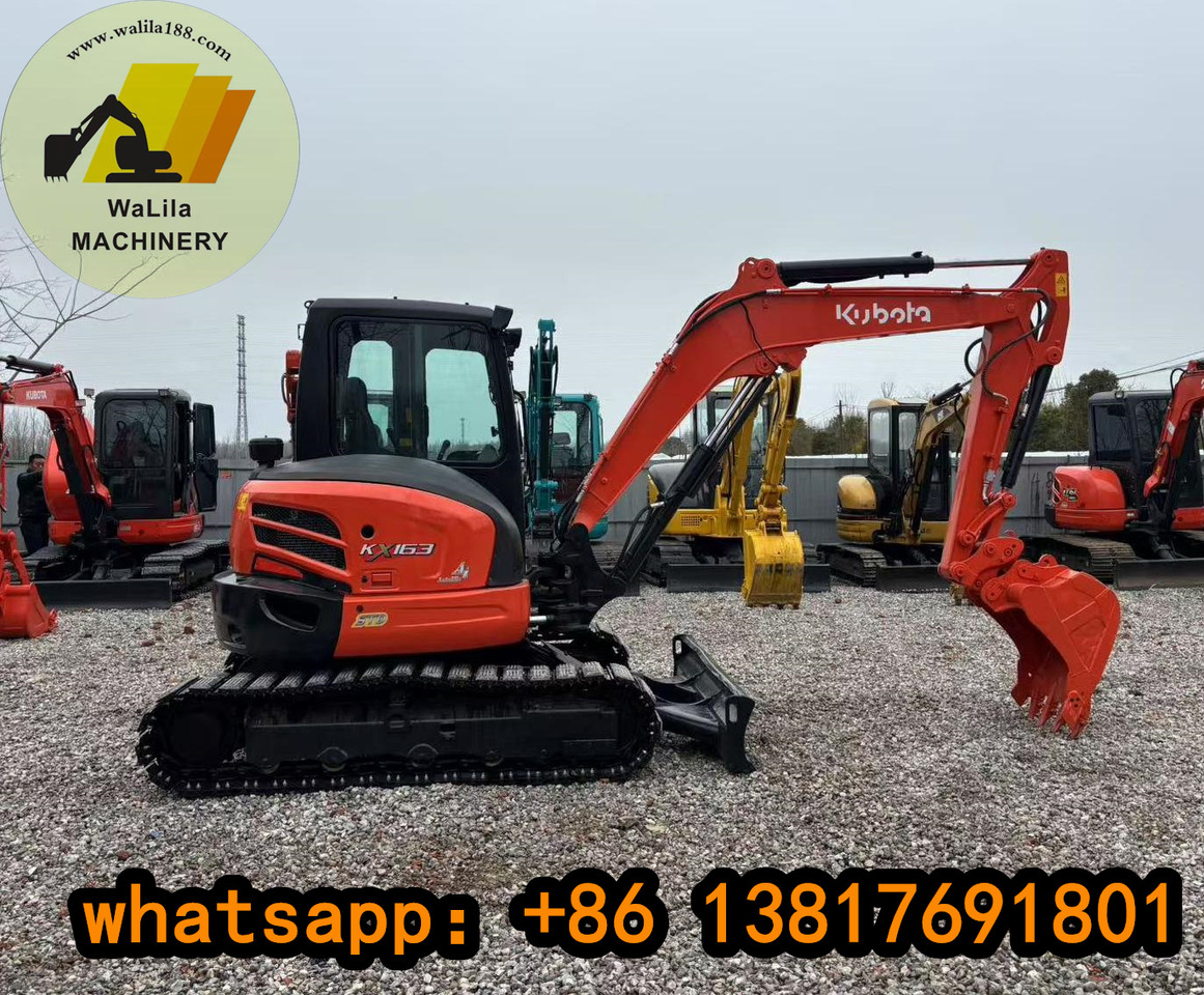KUBOTA KX163 - Mini-ekskavators: foto 1 KUBOTA KX163 - Mini-ekskavators: foto 1