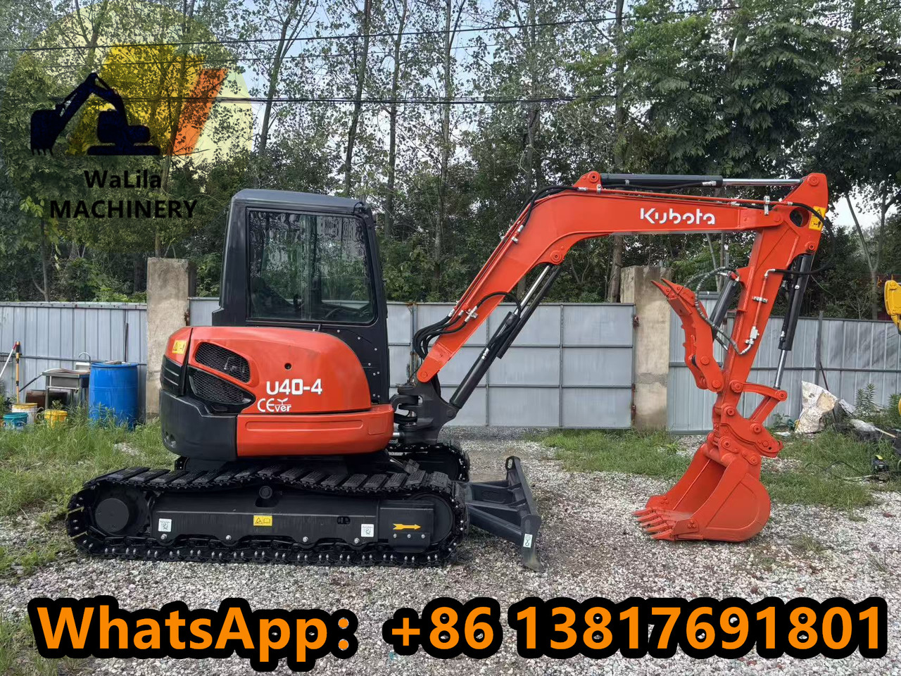 KUBOTA U40 - Mini-ekskavators: foto 1 KUBOTA U40 - Mini-ekskavators: foto 1