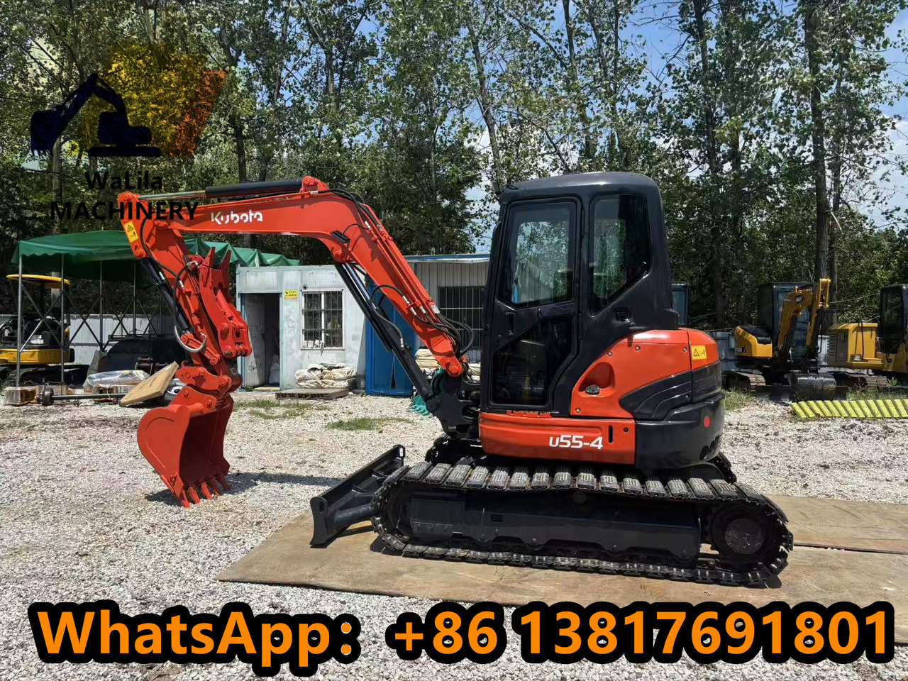 KUBOTA U55-4 - Mini-ekskavators: foto 5 KUBOTA U55-4 - Mini-ekskavators: foto 5