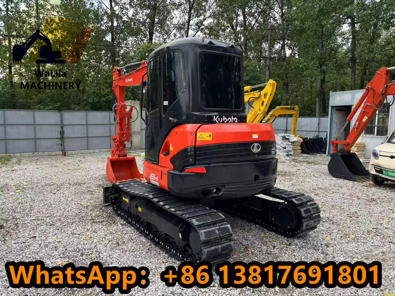 KUBOTA U55-4 - Mini-ekskavators: foto 5 KUBOTA U55-4 - Mini-ekskavators: foto 5