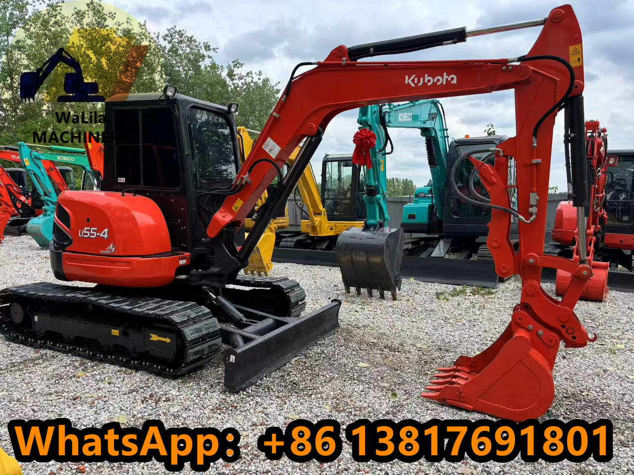 KUBOTA U55-4 - Mini-ekskavators: foto 1 KUBOTA U55-4 - Mini-ekskavators: foto 1