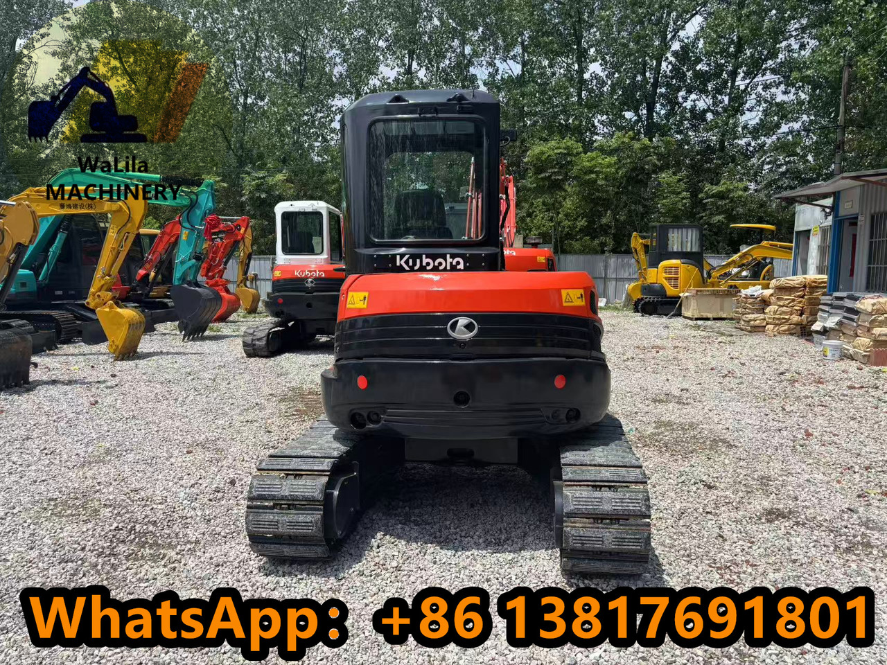 KUBOTA U55 - Mini-ekskavators: foto 3 KUBOTA U55 - Mini-ekskavators: foto 3