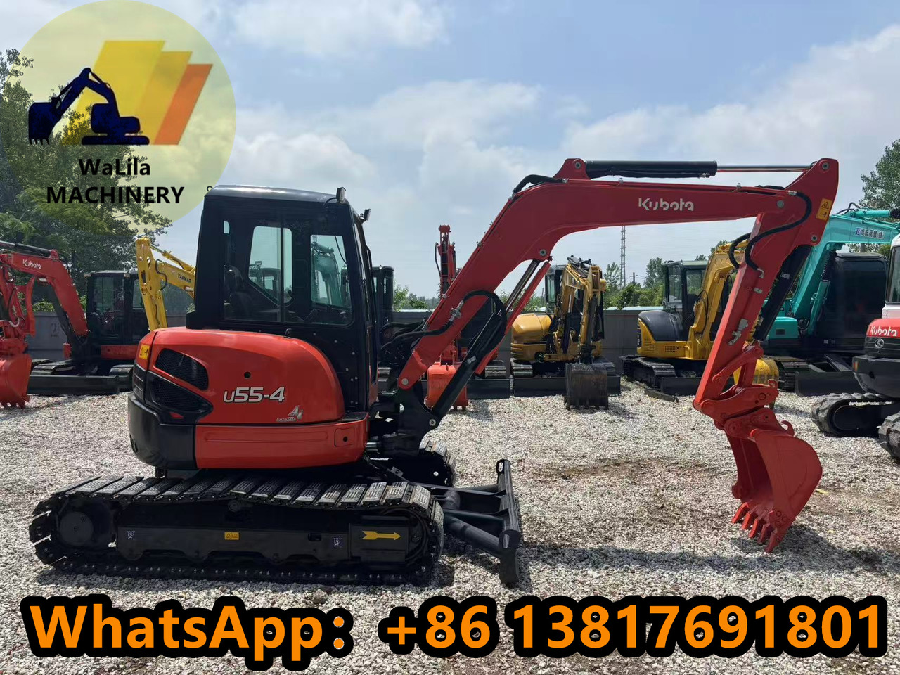 KUBOTA U55 - Mini-ekskavators: foto 1 KUBOTA U55 - Mini-ekskavators: foto 1