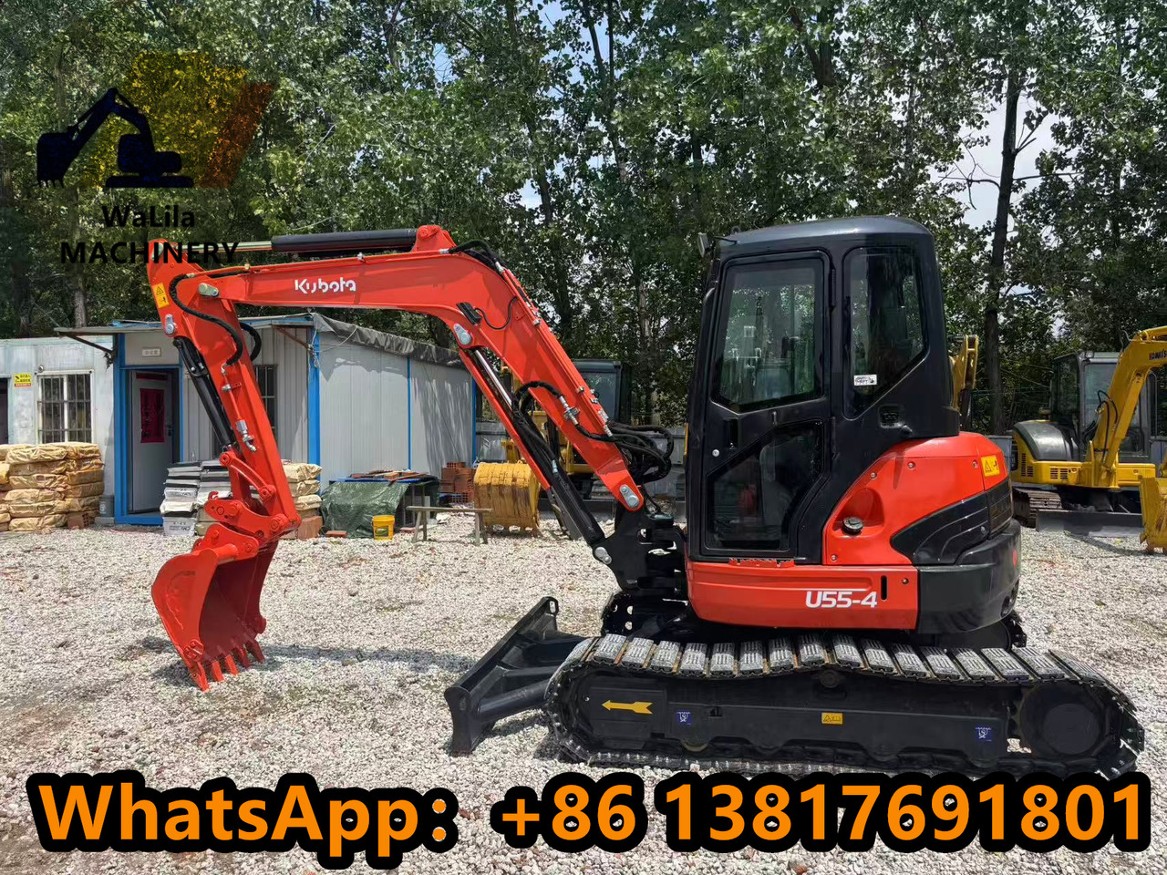 KUBOTA U55 - Mini-ekskavators: foto 4 KUBOTA U55 - Mini-ekskavators: foto 4