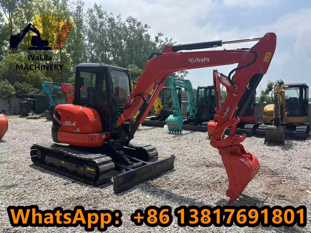 KUBOTA U55 - Mini-ekskavators: foto 2 KUBOTA U55 - Mini-ekskavators: foto 2