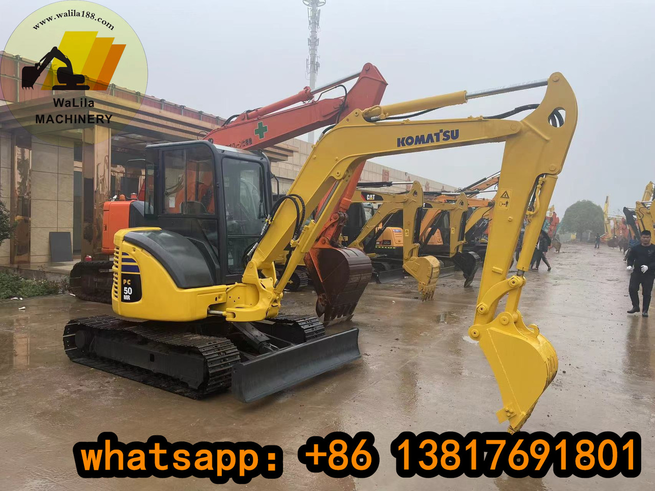 Komatsu PC 50 MR KOMATSU mini excavator Komatsu PC60, PC55, PC50 - Mini-ekskavators: foto 1 Komatsu PC 50 MR KOMATSU mini excavator Komatsu PC60, PC55, PC50 - Mini-ekskavators: foto 1