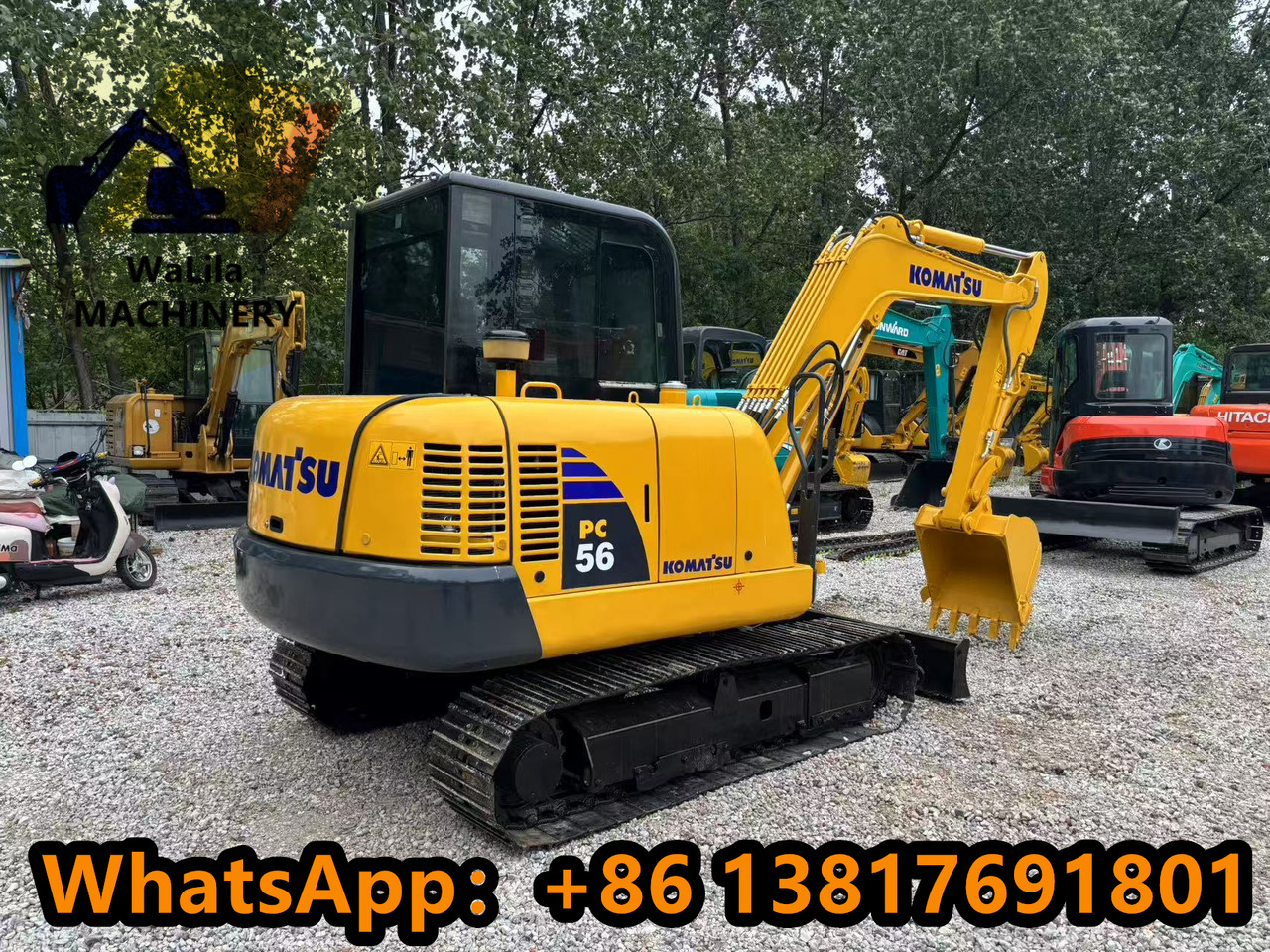 Komatsu PC 56-7 PC56-7 - Mini-ekskavators: foto 5 Komatsu PC 56-7 PC56-7 - Mini-ekskavators: foto 5