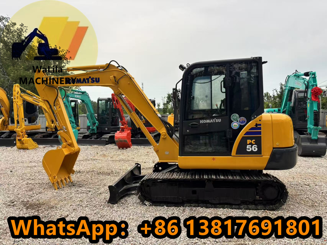 Komatsu PC 56-7 PC56-7 - Mini-ekskavators: foto 1 Komatsu PC 56-7 PC56-7 - Mini-ekskavators: foto 1