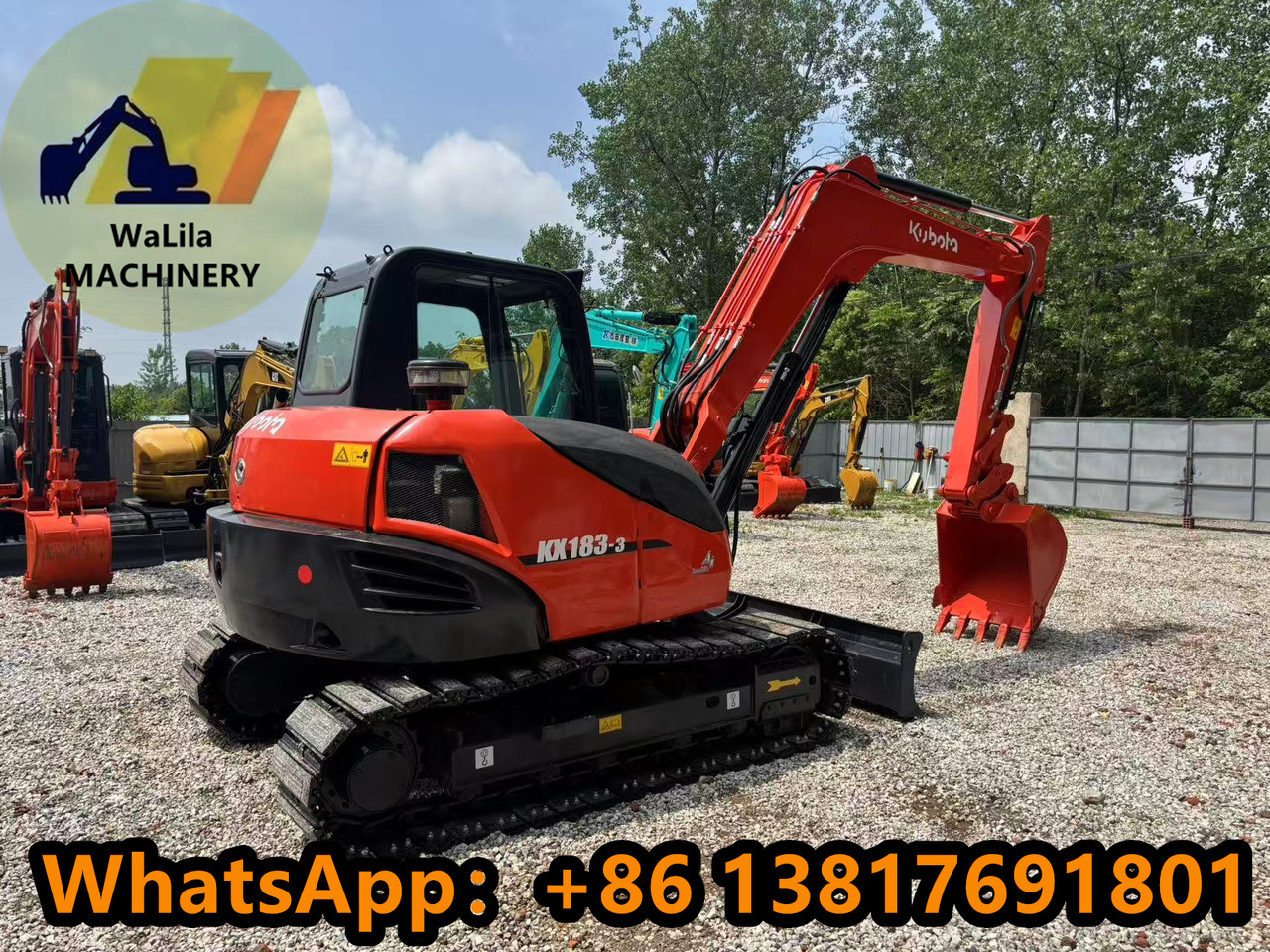 Kubota Kx183 - Mini-ekskavators: foto 4 Kubota Kx183 - Mini-ekskavators: foto 4