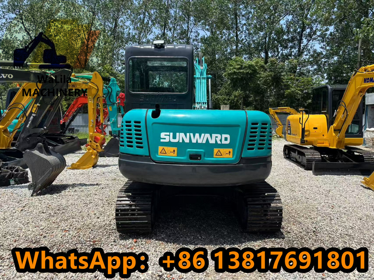 SUNWARD SWE 80 - Mini-ekskavators: foto 2 SUNWARD SWE 80 - Mini-ekskavators: foto 2