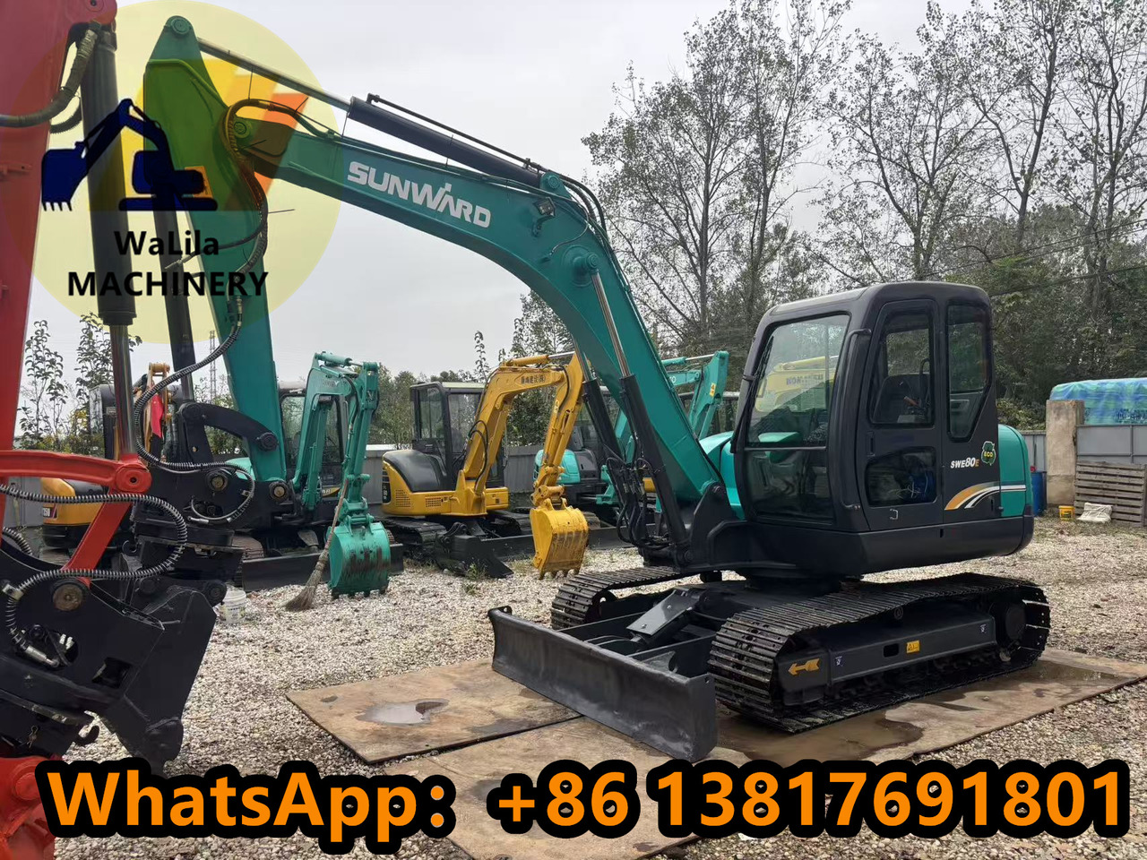 Mini-ekskavators SUNWARD SWE80E9: foto 6