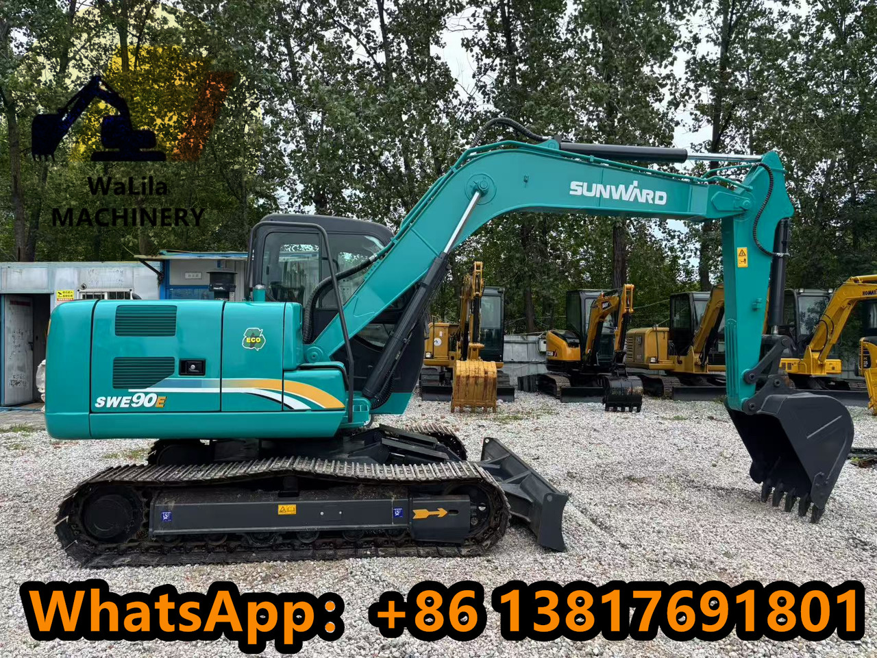 Mini-ekskavators SUNWARD swe90: foto 6 Mini-ekskavators SUNWARD swe90: foto 6