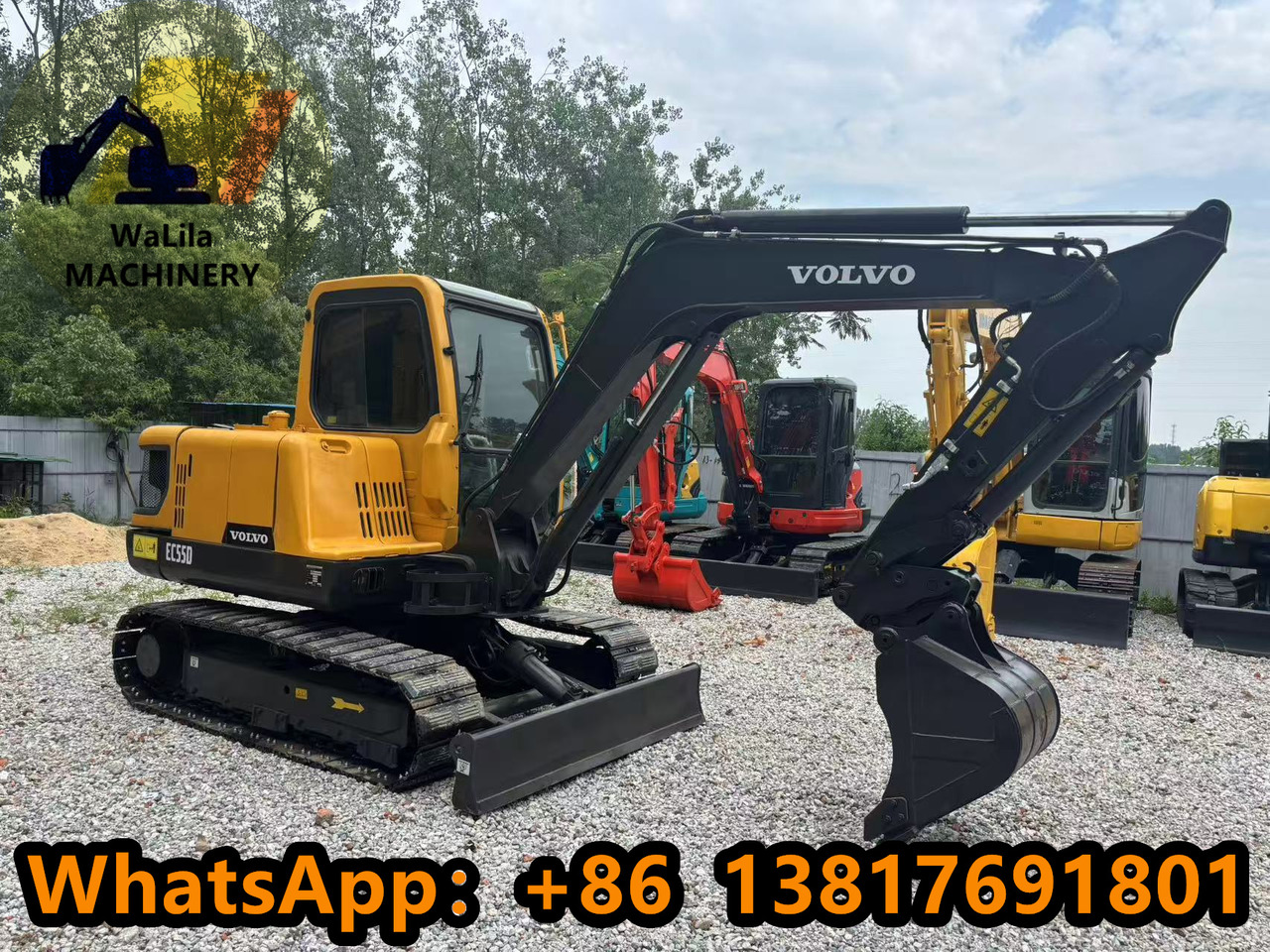 Volvo EC55D - Mini-ekskavators: foto 5 Volvo EC55D - Mini-ekskavators: foto 5