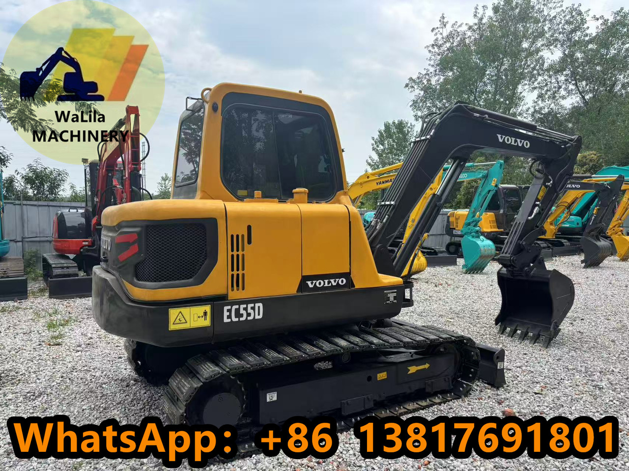 Volvo EC55D - Mini-ekskavators: foto 3 Volvo EC55D - Mini-ekskavators: foto 3