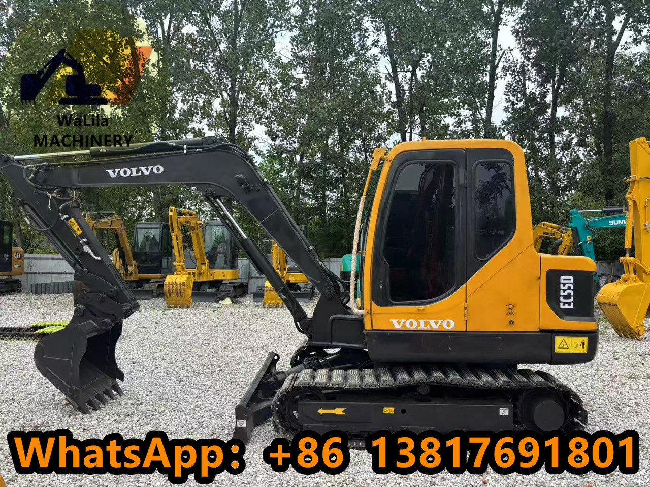 Volvo EC55D - Mini-ekskavators: foto 2 Volvo EC55D - Mini-ekskavators: foto 2