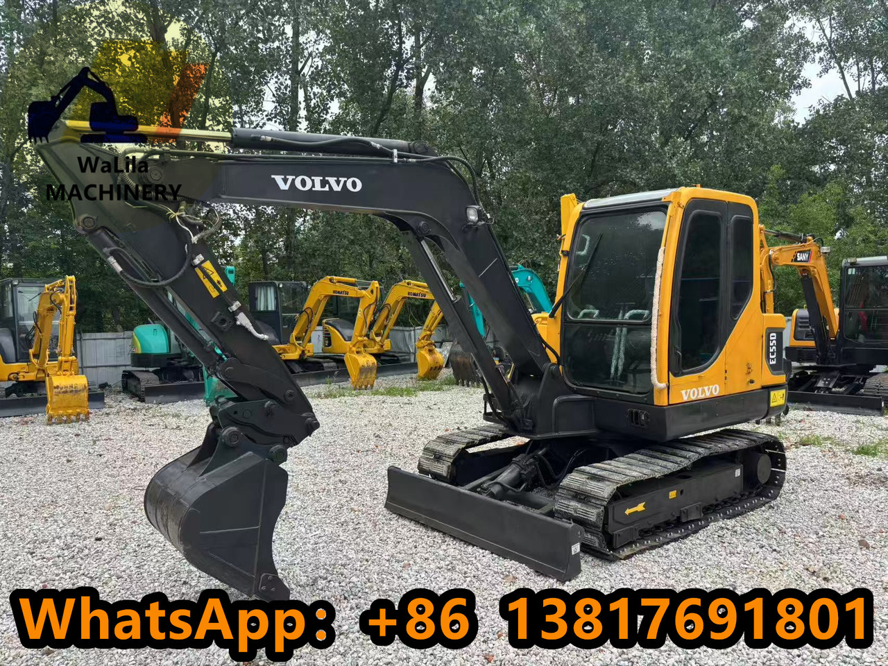 Volvo EC55D - Mini-ekskavators: foto 4 Volvo EC55D - Mini-ekskavators: foto 4