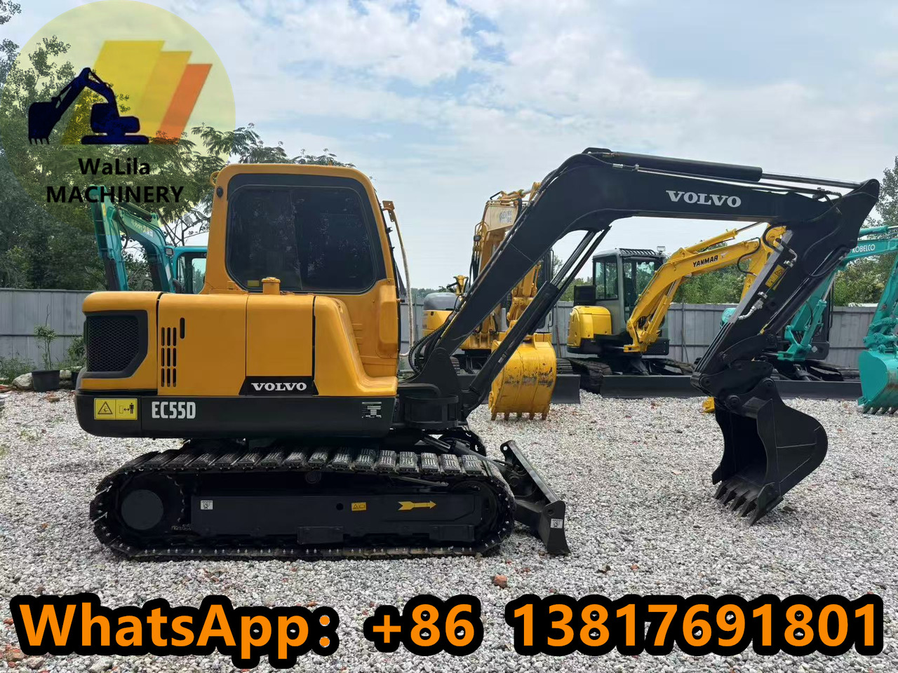 Volvo EC55D - Mini-ekskavators: foto 1 Volvo EC55D - Mini-ekskavators: foto 1