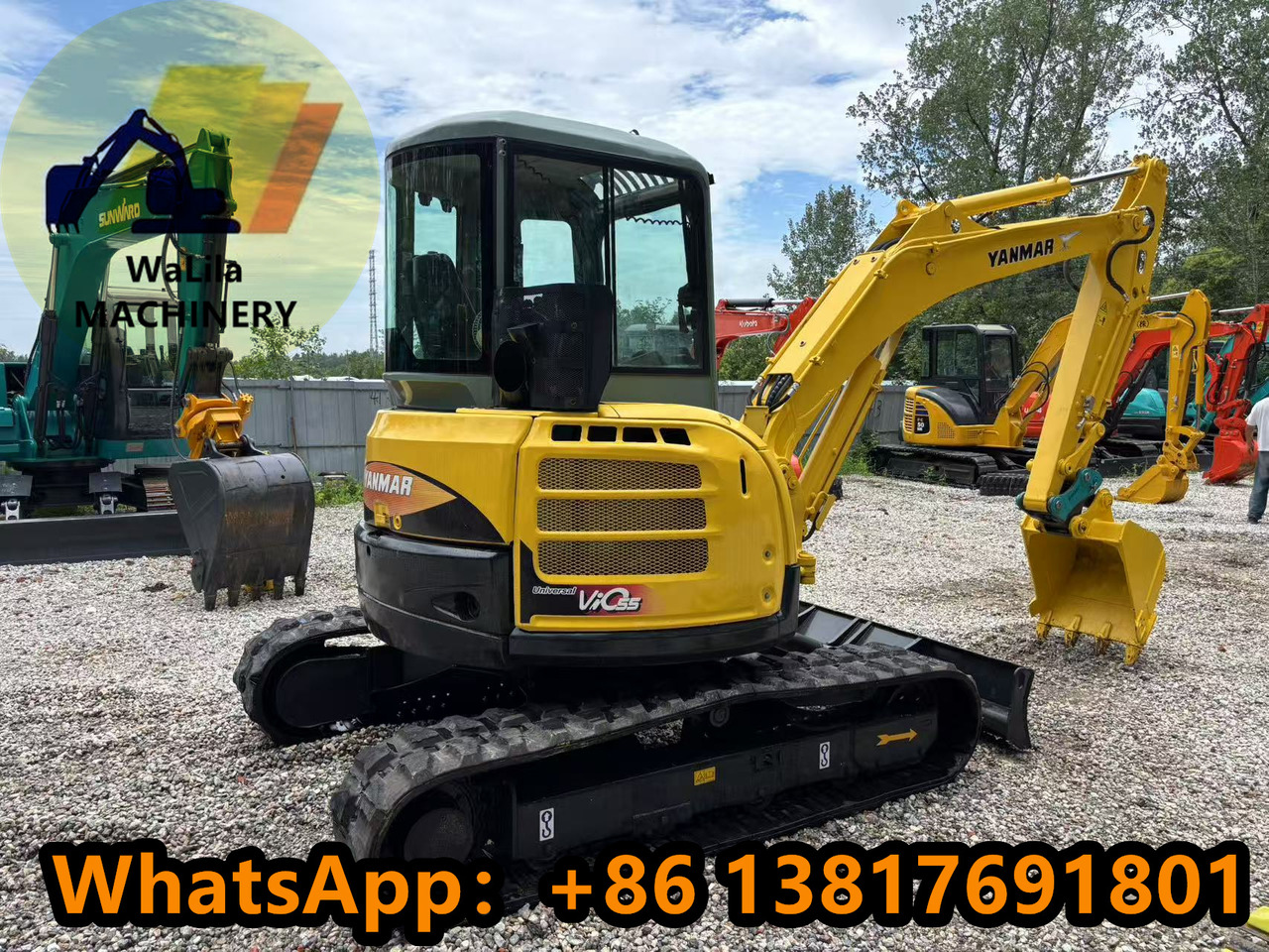 Yanmar Vio 55 Vio55 - Mini-ekskavators: foto 2 Yanmar Vio 55 Vio55 - Mini-ekskavators: foto 2