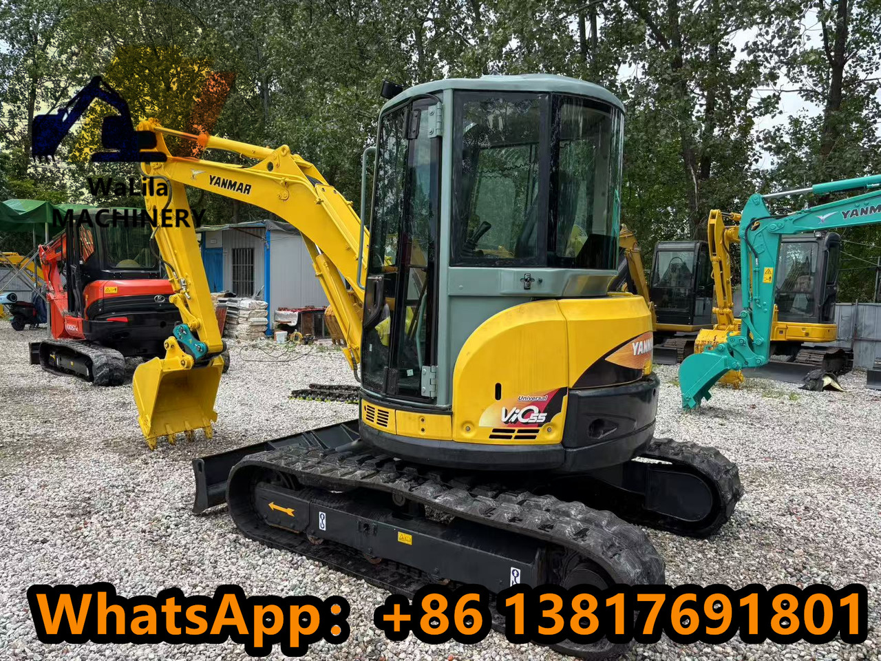 Yanmar Vio 55 Vio55 - Mini-ekskavators: foto 4 Yanmar Vio 55 Vio55 - Mini-ekskavators: foto 4