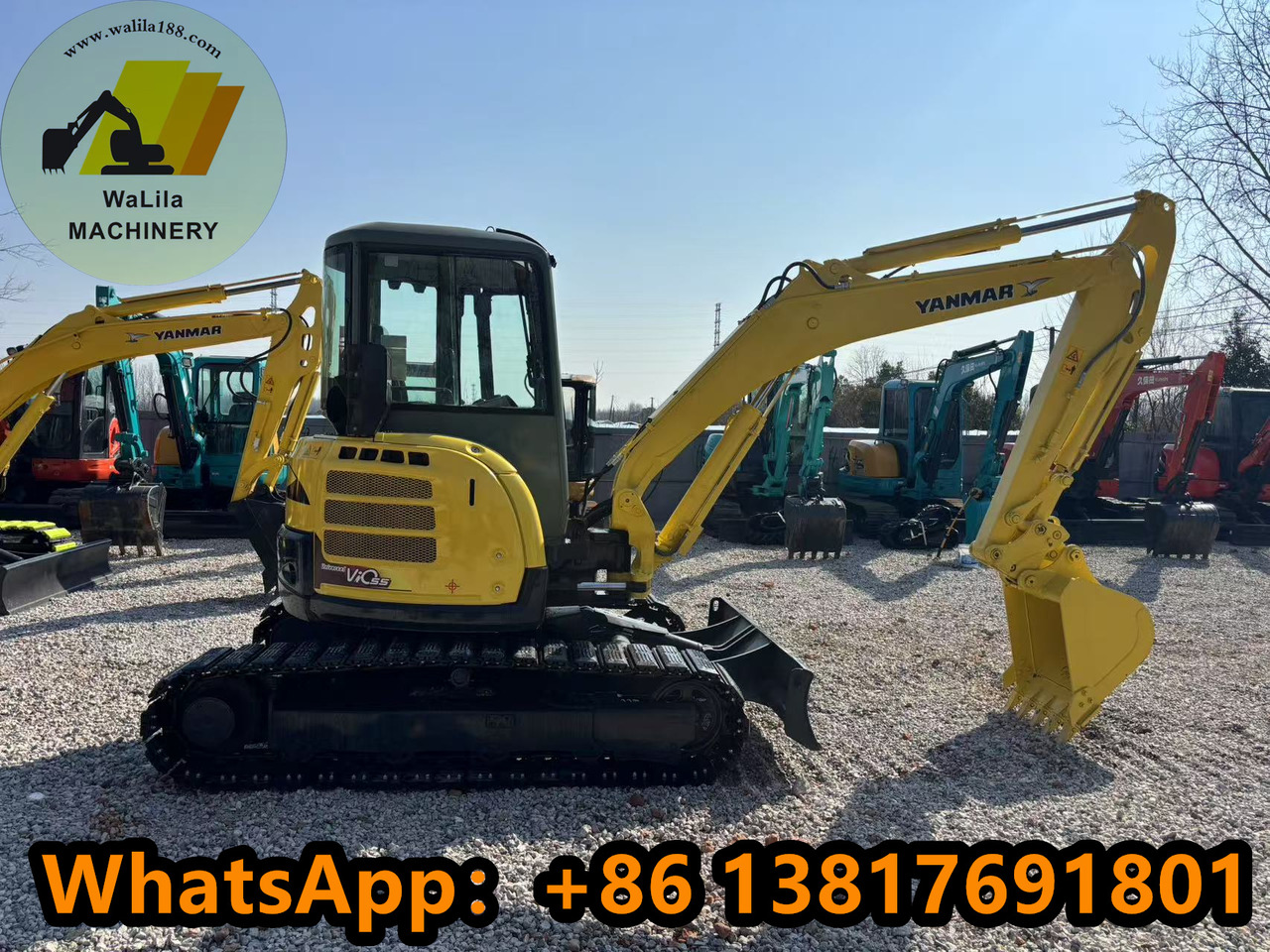 Yanmar Vio 55 Vio55 - Mini-ekskavators: foto 3 Yanmar Vio 55 Vio55 - Mini-ekskavators: foto 3