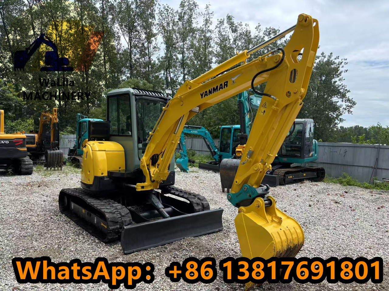 Yanmar Vio 55 Vio55 - Mini-ekskavators: foto 3 Yanmar Vio 55 Vio55 - Mini-ekskavators: foto 3