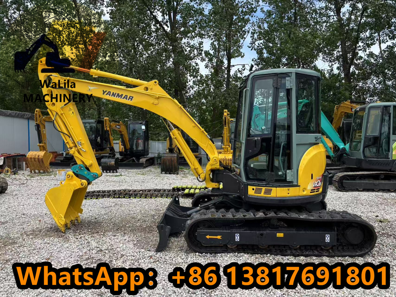 Yanmar Vio 55 Vio55 - Mini-ekskavators: foto 1 Yanmar Vio 55 Vio55 - Mini-ekskavators: foto 1