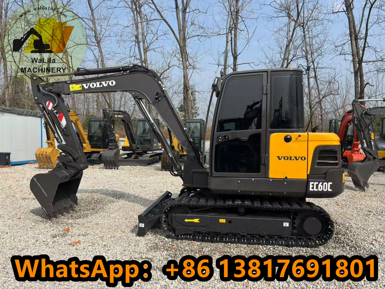 Volvo EC60D - Mini-ekskavators: foto 1 Volvo EC60D - Mini-ekskavators: foto 1