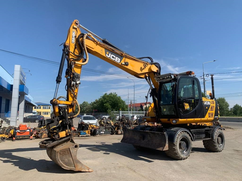 JCB JS 145 W+Engcon Rototilt+Sistem Laser 2D Leica Ico - Riteņu ekskavators: foto 1 JCB JS 145 W+Engcon Rototilt+Sistem Laser 2D Leica Ico - Riteņu ekskavators: foto 1