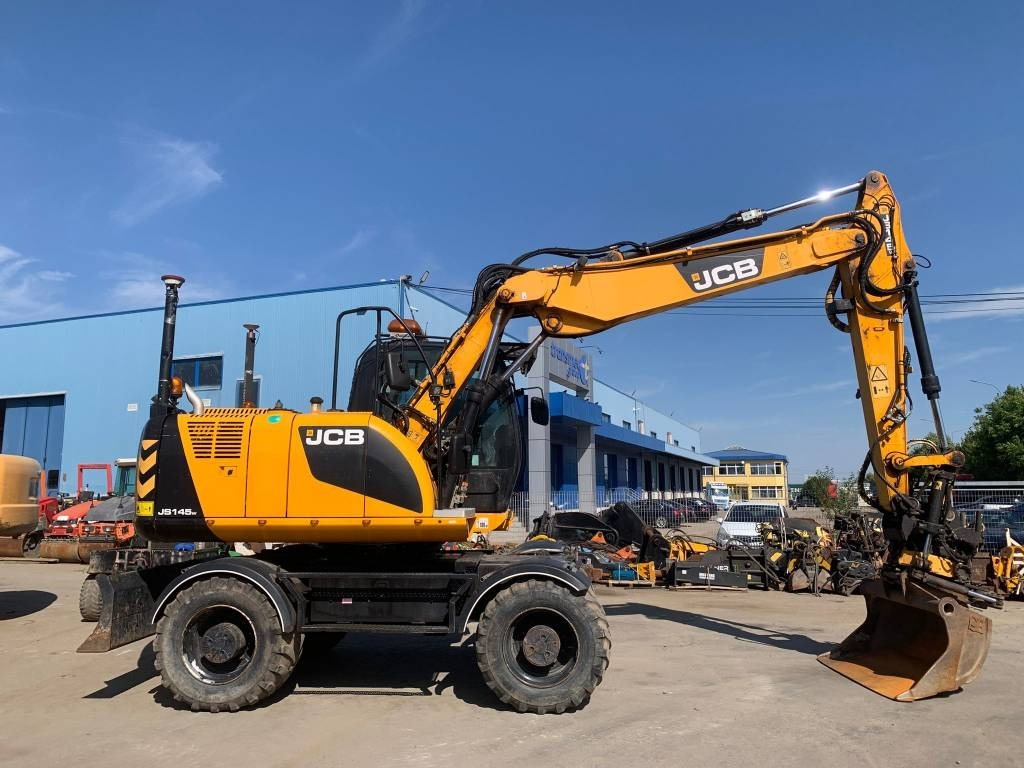 JCB JS 145 W+Engcon Rototilt+Sistem Laser 2D Leica Ico - Riteņu ekskavators: foto 3 JCB JS 145 W+Engcon Rototilt+Sistem Laser 2D Leica Ico - Riteņu ekskavators: foto 3