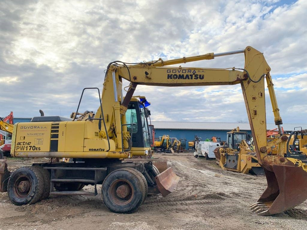Komatsu PW 170 ES - Riteņu ekskavators: foto 5 Komatsu PW 170 ES - Riteņu ekskavators: foto 5