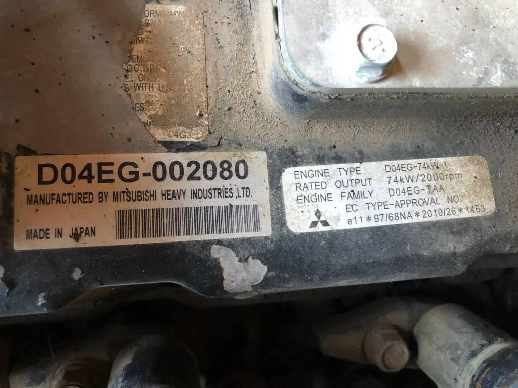 Mitsubishi D04EG-TAA ENGINE - Dzinējs - Celtniecības tehnika: foto 3 Mitsubishi D04EG-TAA ENGINE - Dzinējs - Celtniecības tehnika: foto 3