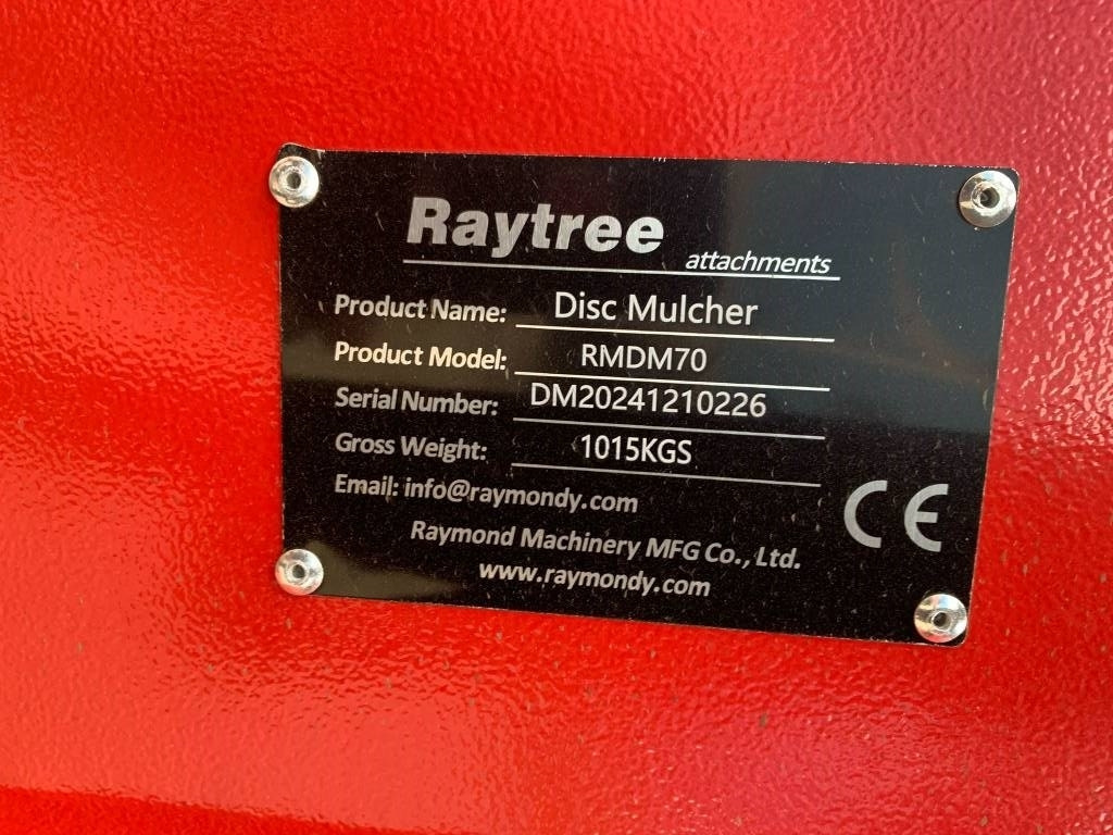 Raytree RMDM70 Mulcher - Meža mulčeris: foto 4 Raytree RMDM70 Mulcher - Meža mulčeris: foto 4