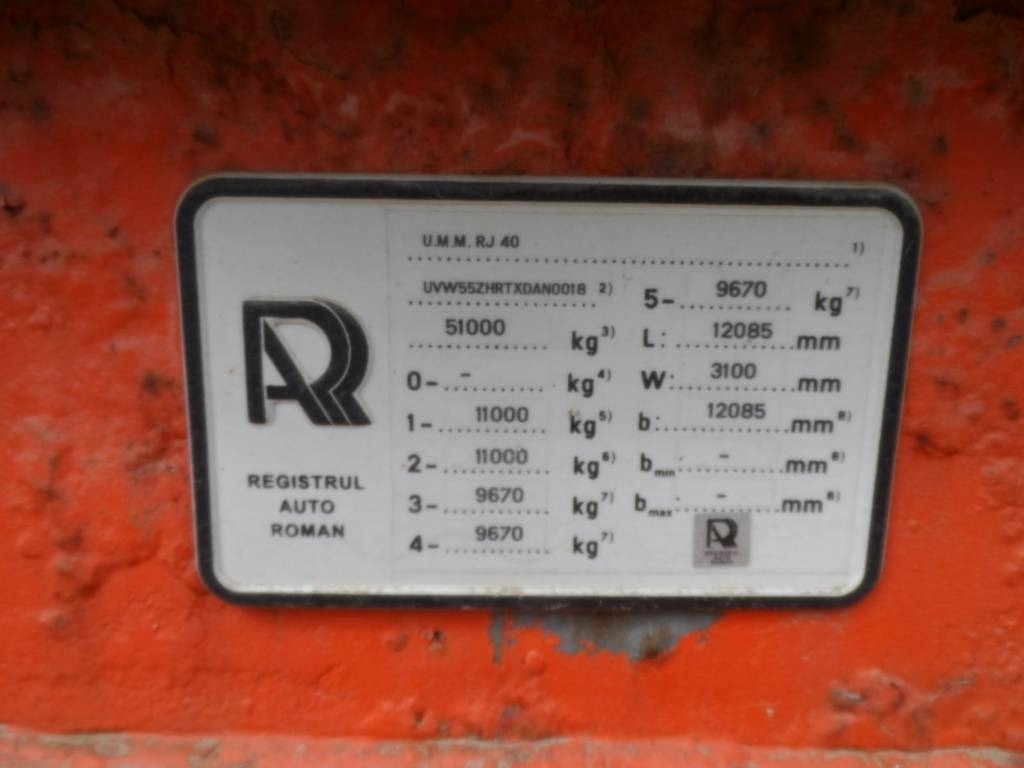 UMM RJ 40 - Puspiekabe zema profila platforma: foto 3 UMM RJ 40 - Puspiekabe zema profila platforma: foto 3