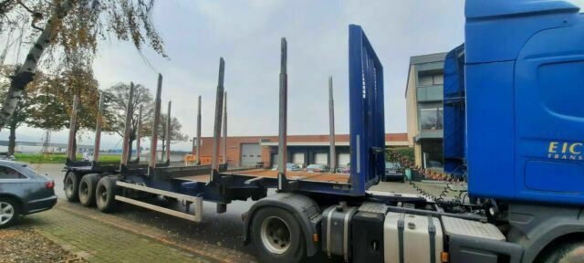 Kässbohrer SCV Plattform Mit Rungen 3 Achser - Kokvedēja puspiekabe: foto 5 Kässbohrer SCV Plattform Mit Rungen 3 Achser - Kokvedēja puspiekabe: foto 5