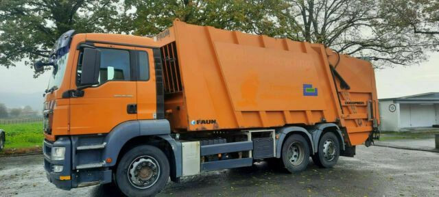 MAN 26.320 Müllwagen Faun Variopress - Atkritumu vedējs: foto 2 MAN 26.320 Müllwagen Faun Variopress - Atkritumu vedējs: foto 2