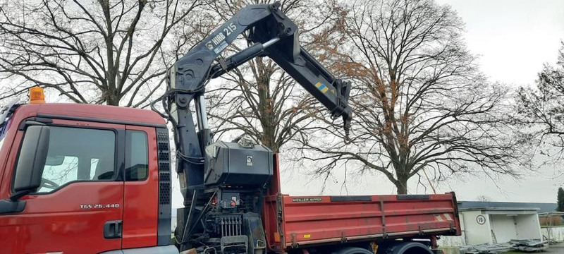 MAN 26.440TGS Kipper+Kran Meiller/Stahl - Kravas automašīna pašizgāzējs, Kravas auto ar manipulatoru: foto 3 MAN 26.440TGS Kipper+Kran Meiller/Stahl - Kravas automašīna pašizgāzējs, Kravas auto ar manipulatoru: foto 3