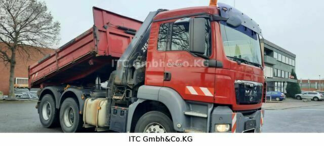 MAN 26.440TGS Kipper+Kran Meiller/Stahl - Kravas automašīna pašizgāzējs, Kravas auto ar manipulatoru: foto 3 MAN 26.440TGS Kipper+Kran Meiller/Stahl - Kravas automašīna pašizgāzējs, Kravas auto ar manipulatoru: foto 3