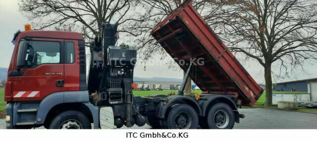MAN 26.440TGS Kipper+Kran Meiller/Stahl - Kravas automašīna pašizgāzējs, Kravas auto ar manipulatoru: foto 5 MAN 26.440TGS Kipper+Kran Meiller/Stahl - Kravas automašīna pašizgāzējs, Kravas auto ar manipulatoru: foto 5