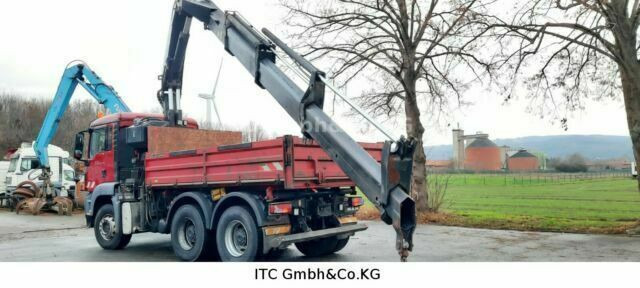 MAN 26.440TGS Kipper+Kran Meiller/Stahl - Kravas automašīna pašizgāzējs, Kravas auto ar manipulatoru: foto 4 MAN 26.440TGS Kipper+Kran Meiller/Stahl - Kravas automašīna pašizgāzējs, Kravas auto ar manipulatoru: foto 4