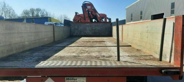 MAN ME18.284 mit Kran Not Aus Hiab 122B - Bortu kravas automašīna/ Platforma, Kravas auto ar manipulatoru: foto 5 MAN ME18.284 mit Kran Not Aus Hiab 122B - Bortu kravas automašīna/ Platforma, Kravas auto ar manipulatoru: foto 5
